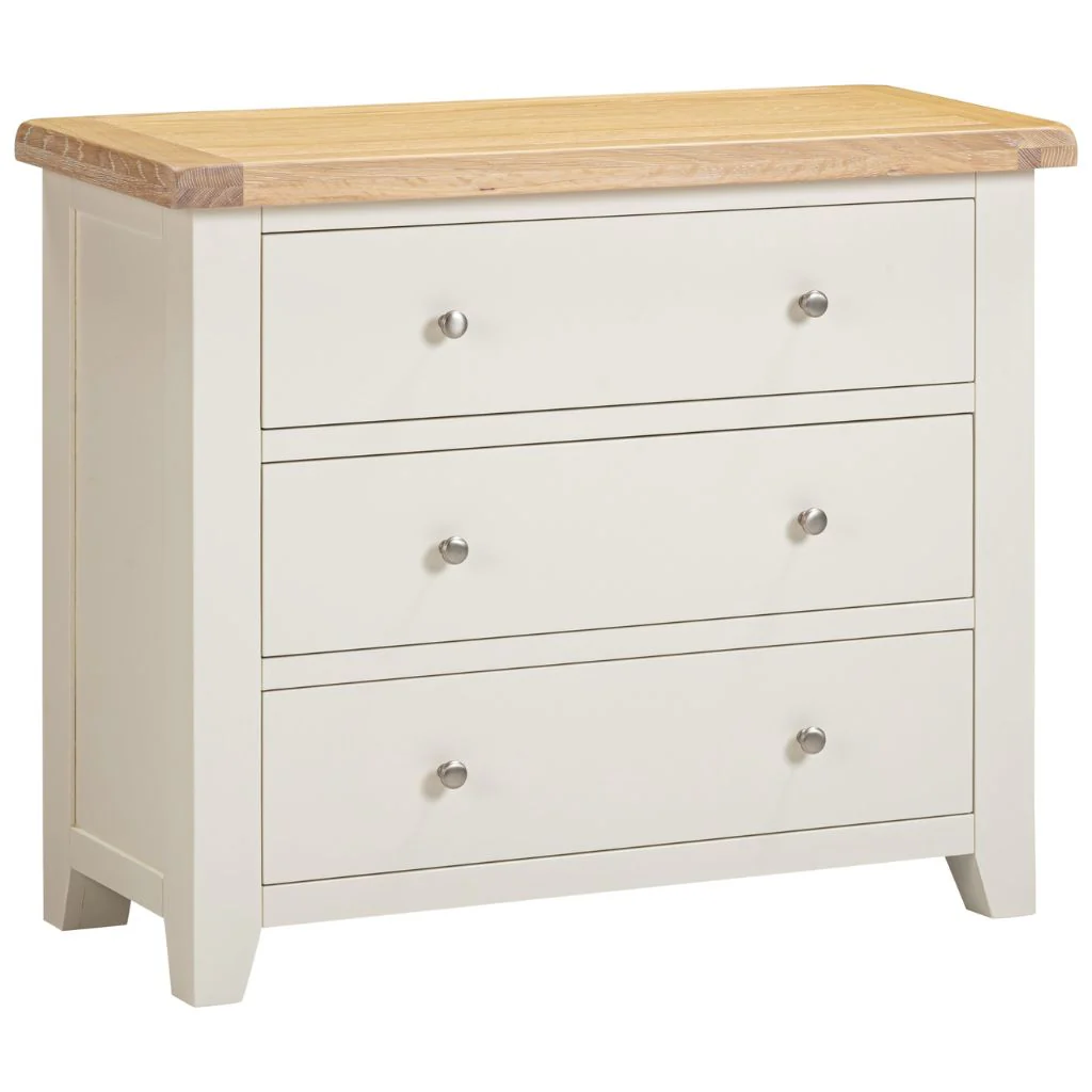Windsor Ivory 3 Drawer Chest by Wholesale