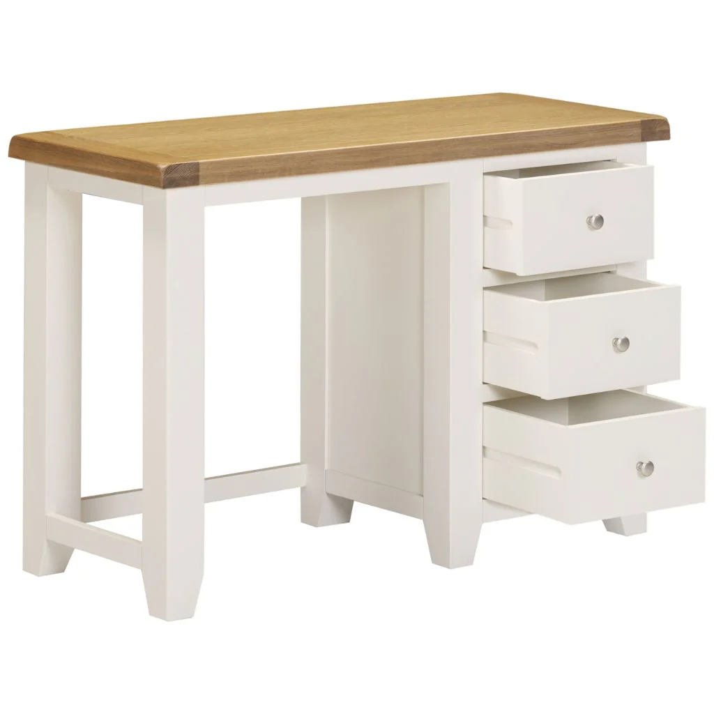 Windsor Ivory 3 Drawer Dressing Table by Wholesale - Image 2