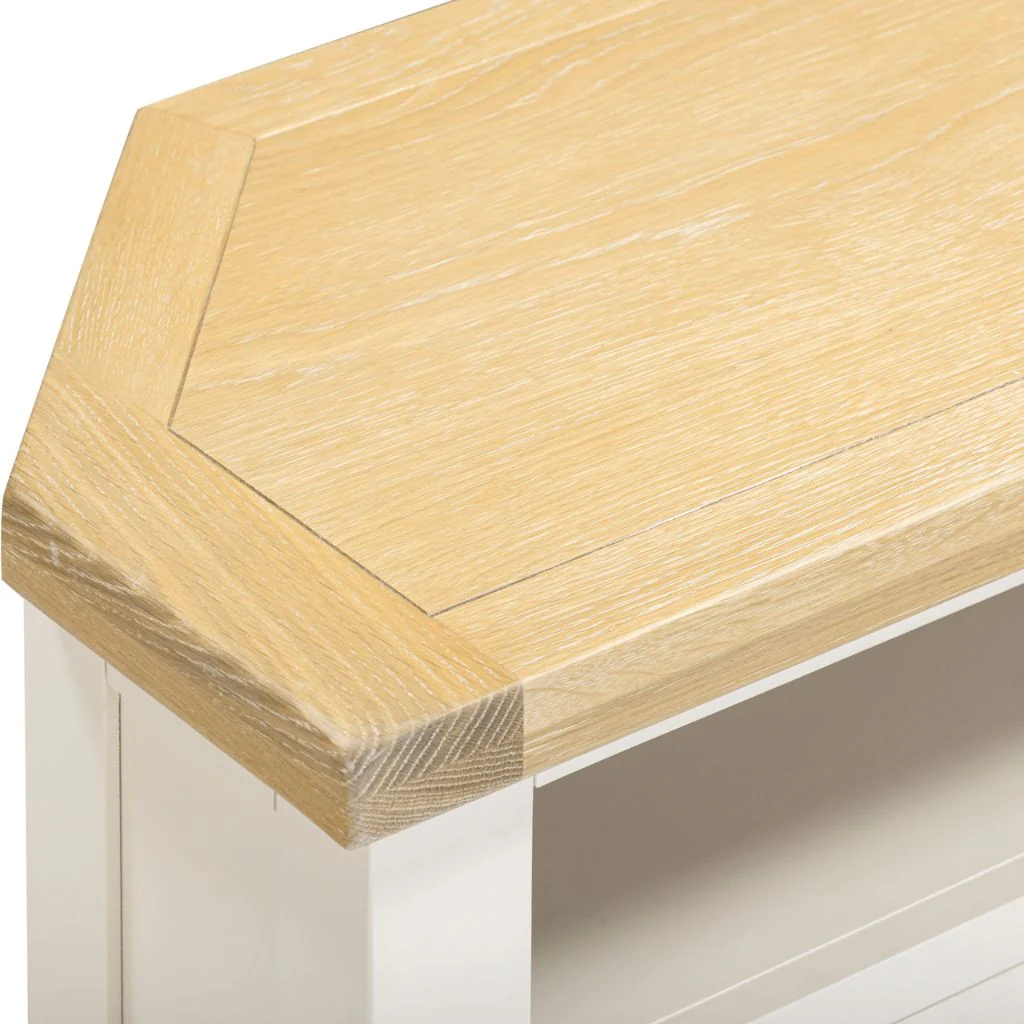 Windsor Ivory Corner TV Unit by Wholesale - Image 4
