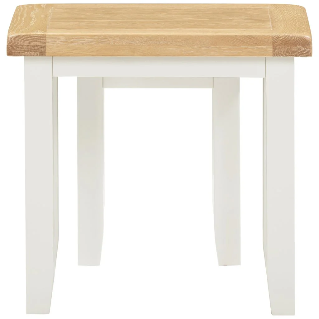 Windsor Ivory Nest of 2 Tables by Wholesale - Image 3