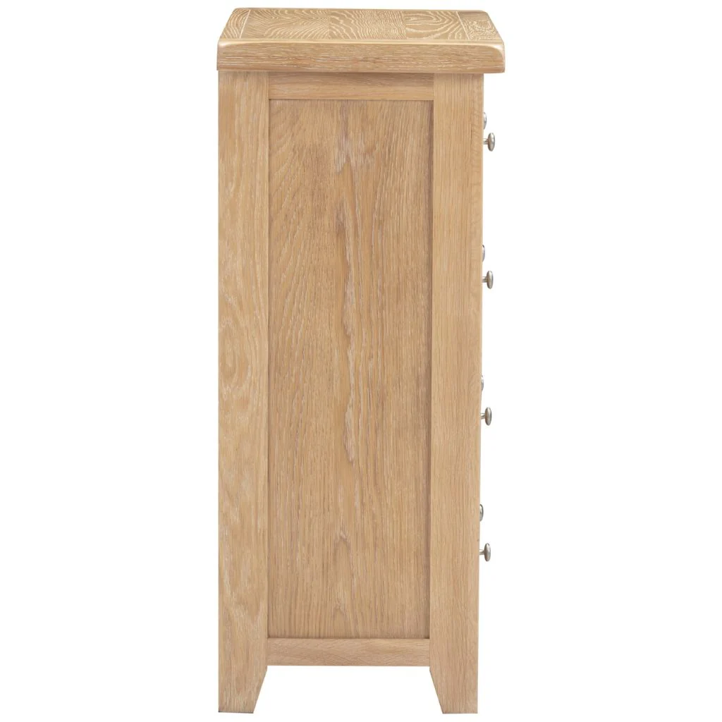 Windsor Natural Oak 3+2 Drawer Chest by Wholesale - Image 4