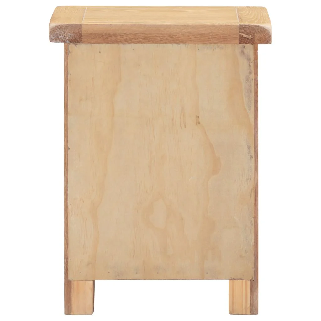 Windsor Natural Oak 3 Drawer Bedside by Wholesale - Image 4