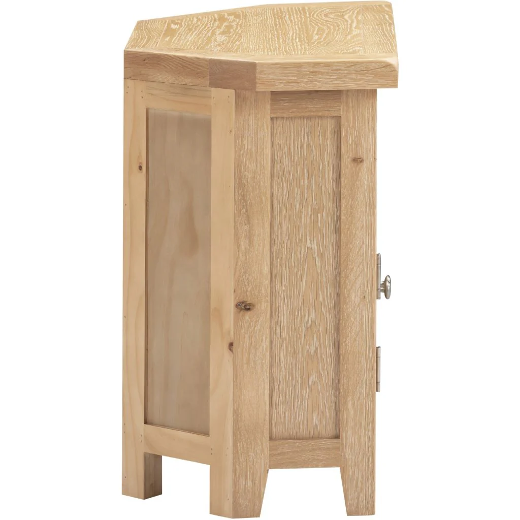 Windsor Natural Oak Corner TV Unit by Wholesale - Image 5