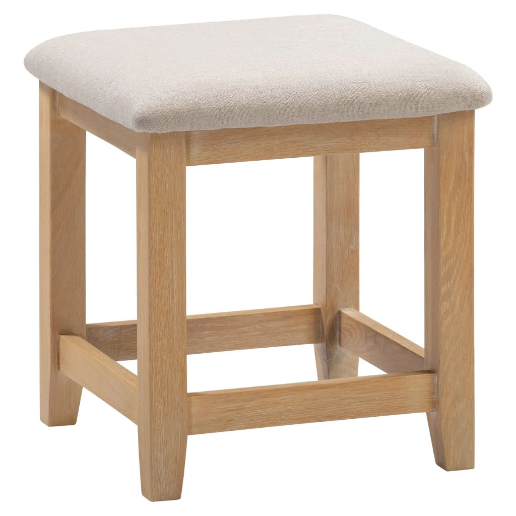 Windsor Natural Oak Dressing Table Stool by Wholesale