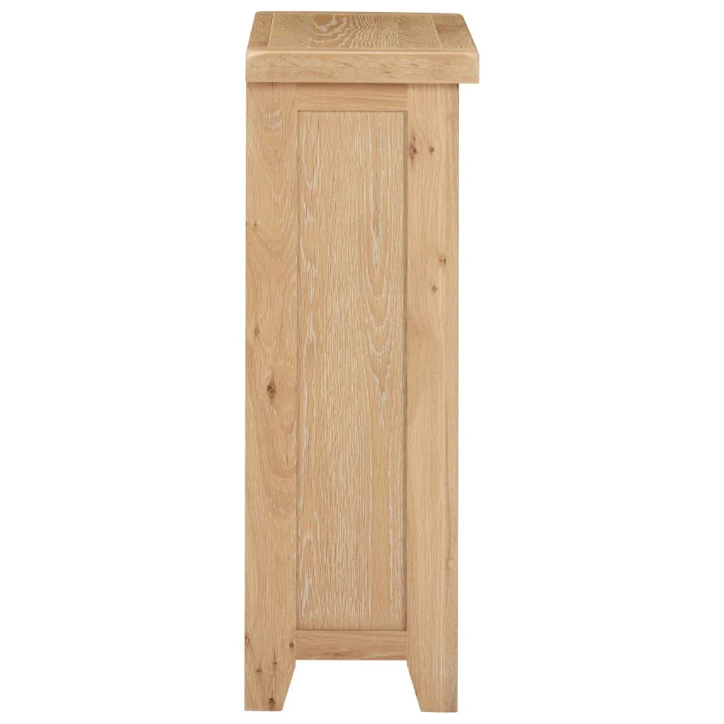 Windsor Natural Oak Low Bookcase by Wholesale - Image 4