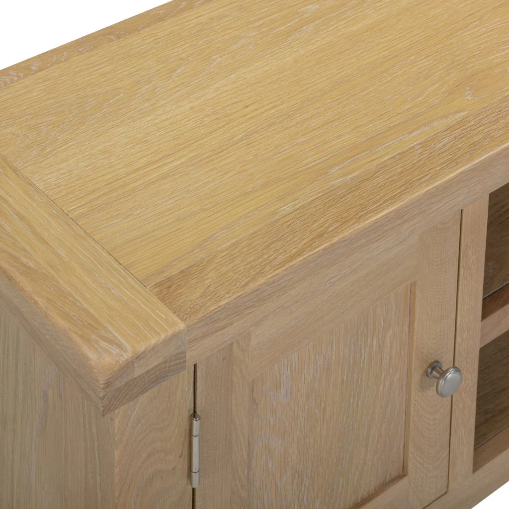 Windsor Natural Oak Straight TV Unit by Wholesale - Image 3