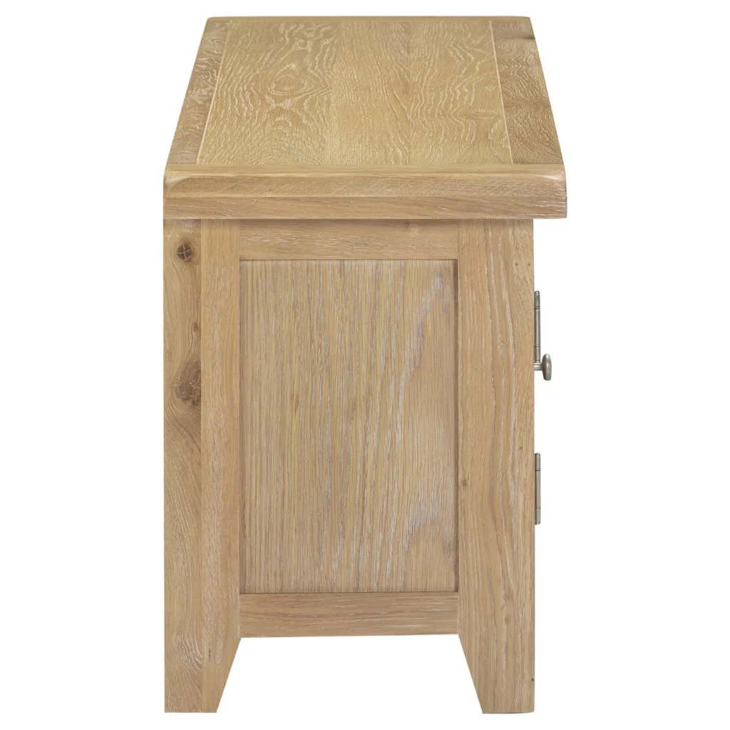 Windsor Natural Oak Straight TV Unit by Wholesale - Image 4