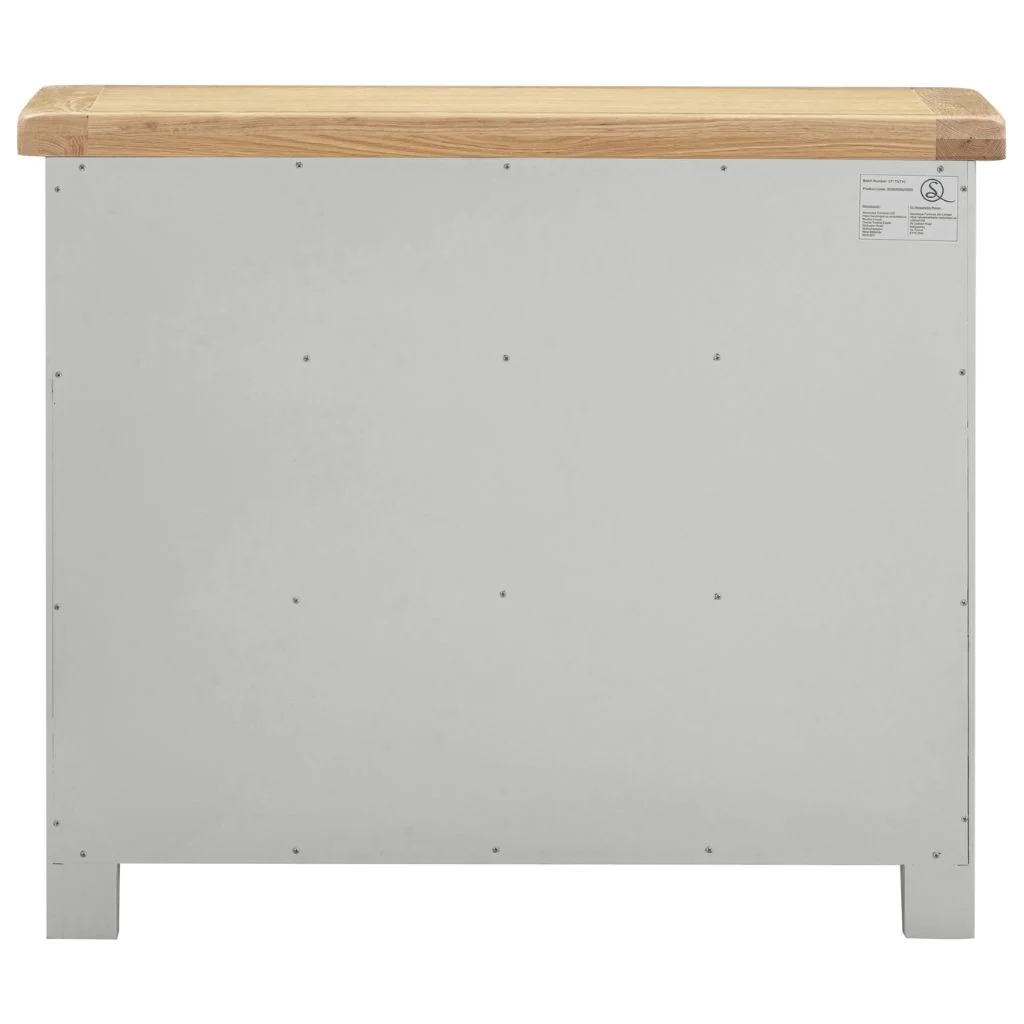 Windsor Pebble Grey 2 Door 2 Drawer Sideboard by Wholesale - Image 5