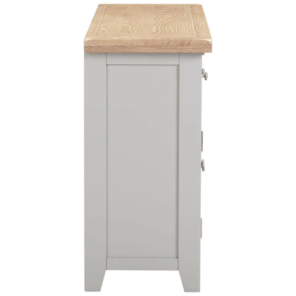 Windsor Pebble Grey 3 Door 3 Drawer Sideboard by Wholesale - Image 4
