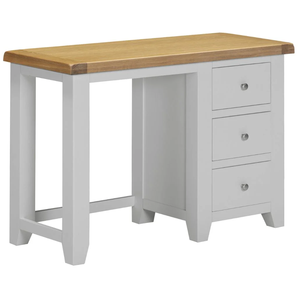 Windsor Pebble Grey 3 Drawer Dressing Table by Wholesale