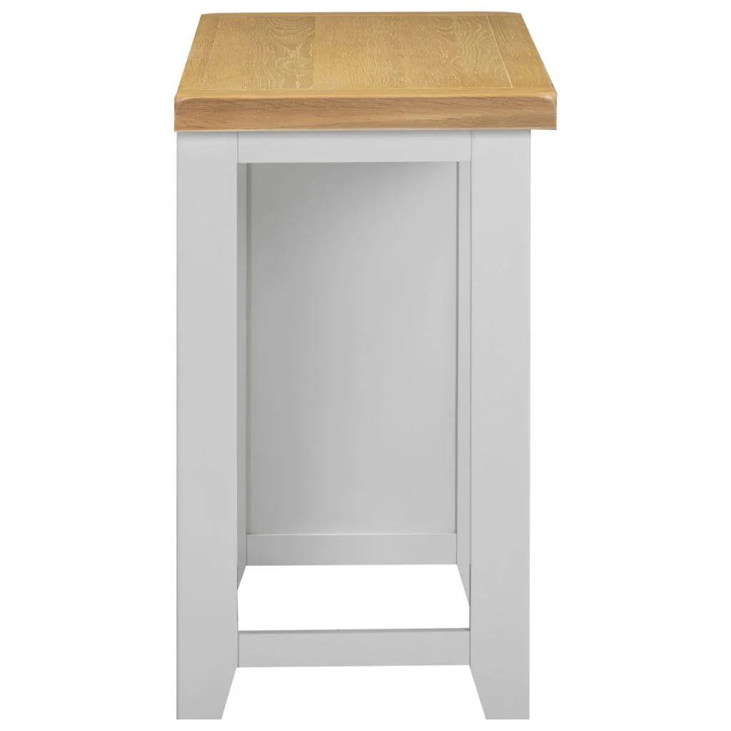 Windsor Pebble Grey 3 Drawer Dressing Table by Wholesale - Image 4