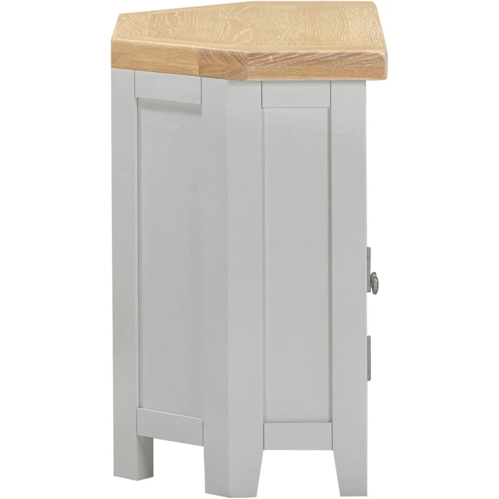 Windsor Pebble Grey Corner TV Unit by Wholesale - Image 5