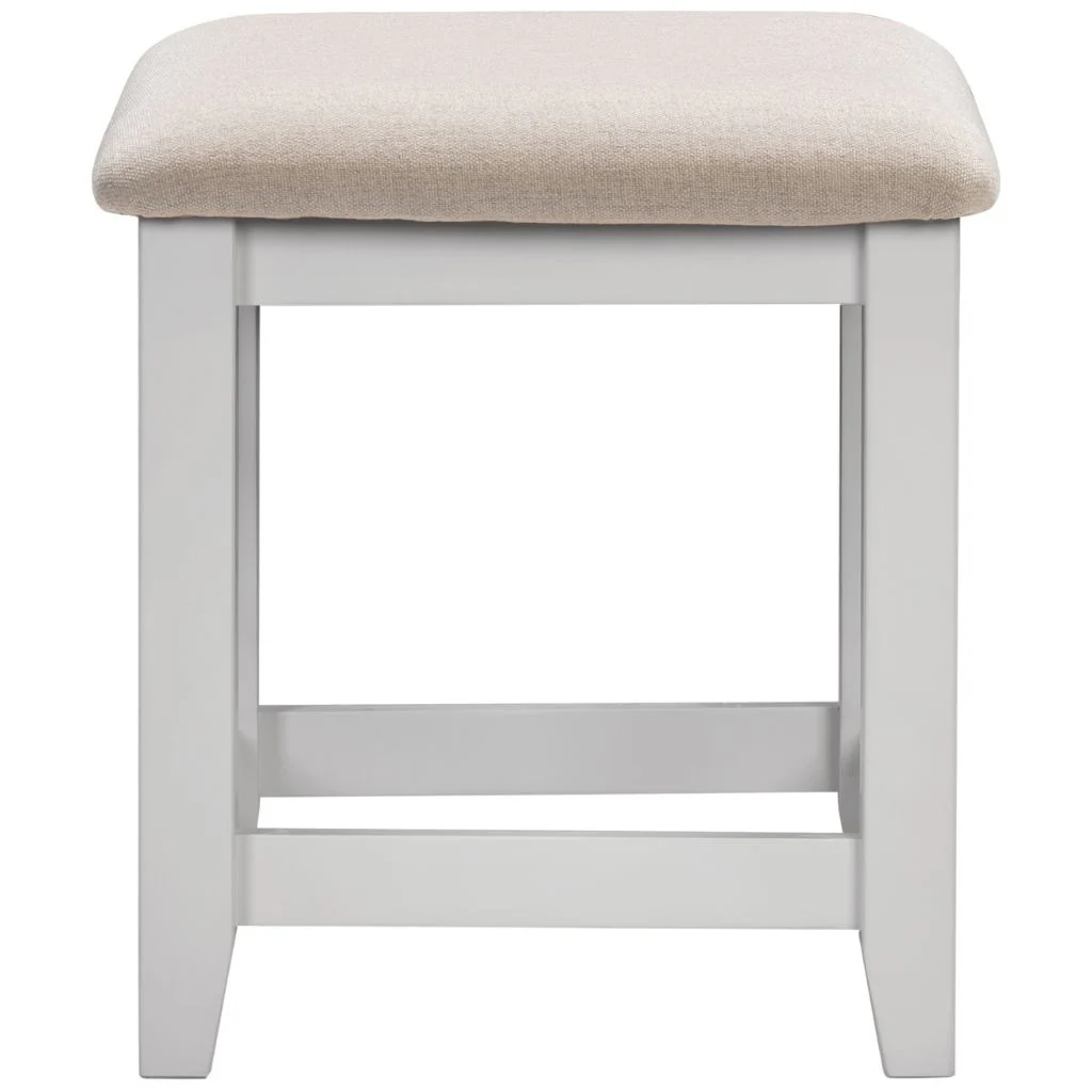 Windsor Pebble Grey Dressing Table Stool by Wholesale - Image 2
