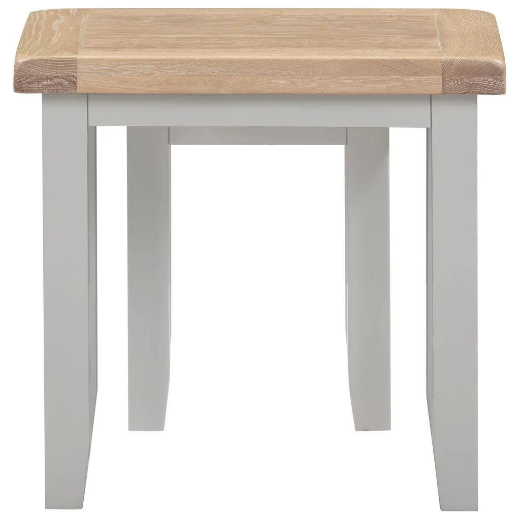 Windsor Pebble Grey Nest of 2 Tables by Wholesale - Image 4
