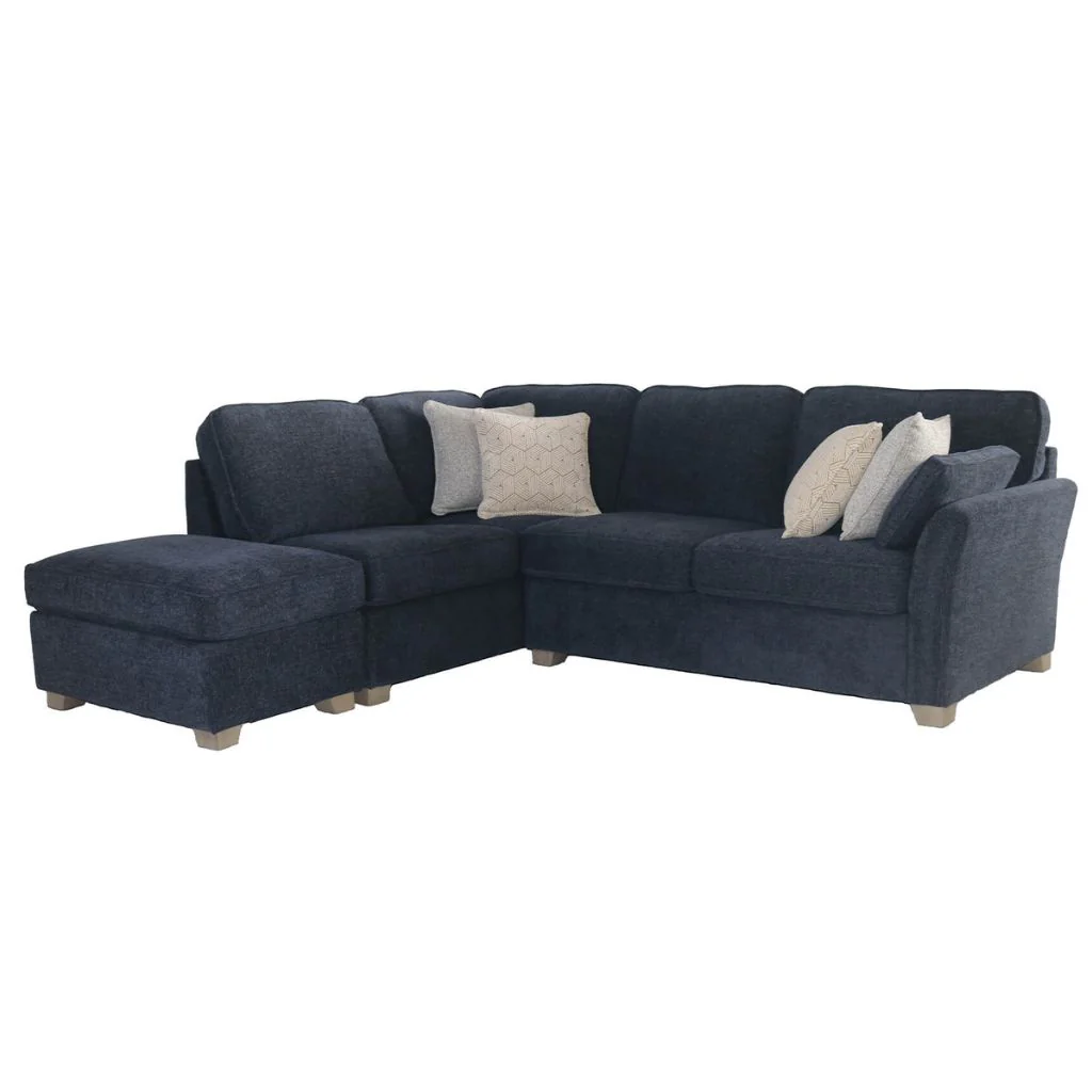 Winnie Navy Corner Sofa Range by Vida Living - Image 2