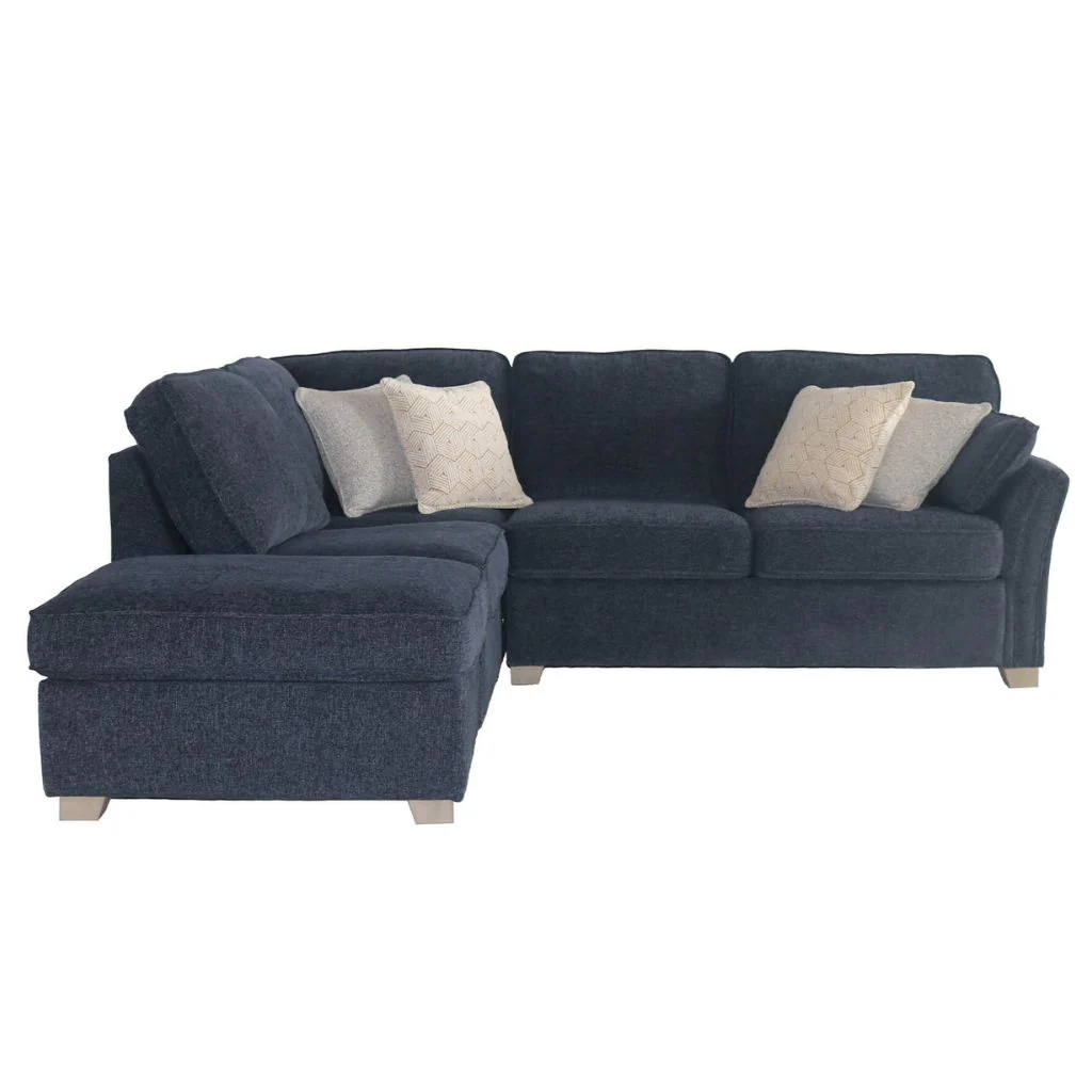 Winnie Navy Corner Sofa Range by Vida Living - Image 3