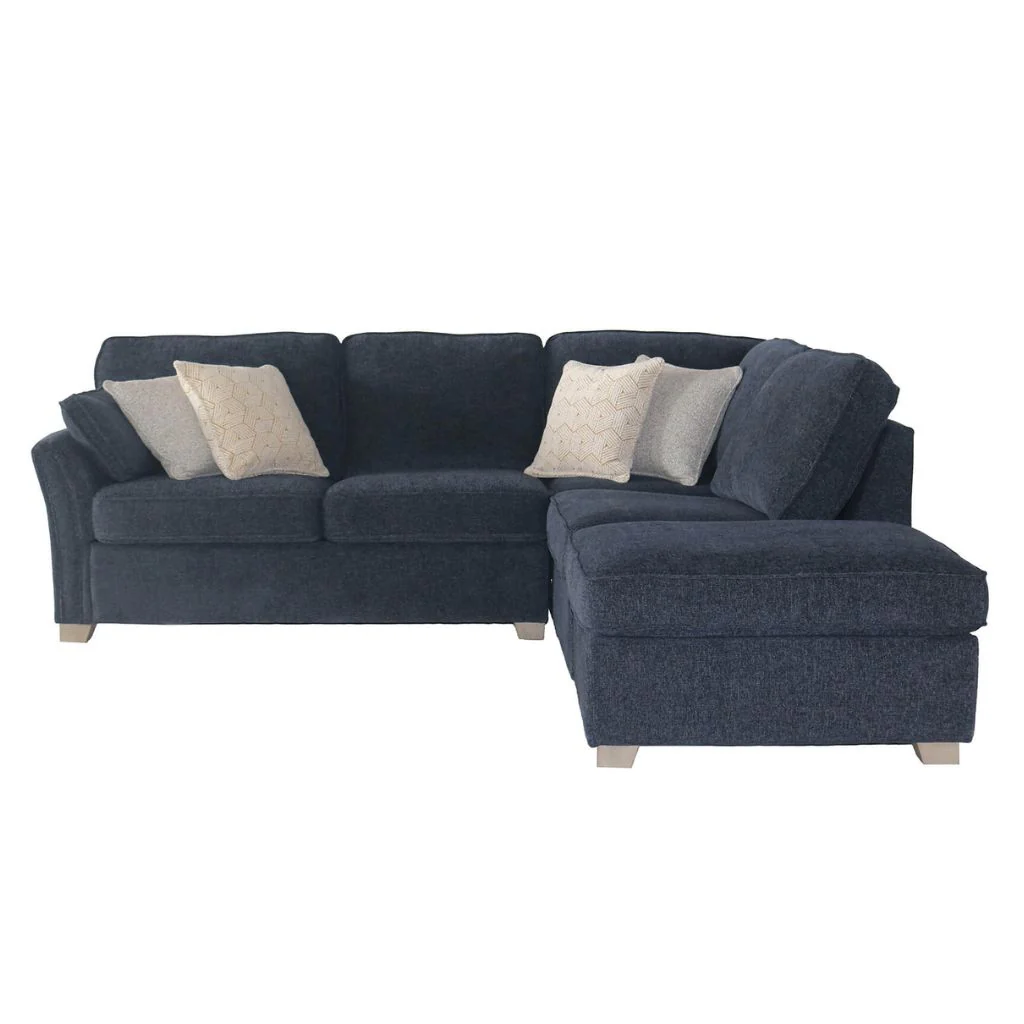 Winnie Navy Corner Sofa Range by Vida Living - Image 5