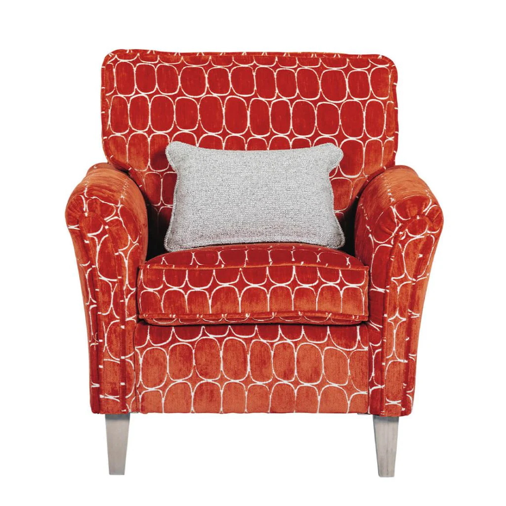 Winnie Rust Accent Chair by Vida Living - Image 2