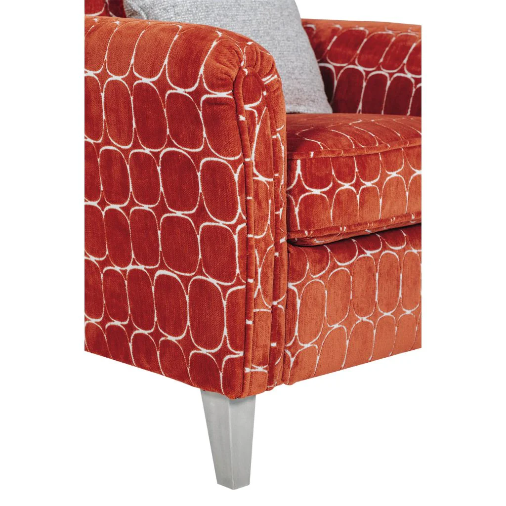 Winnie Rust Accent Chair by Vida Living - Image 4