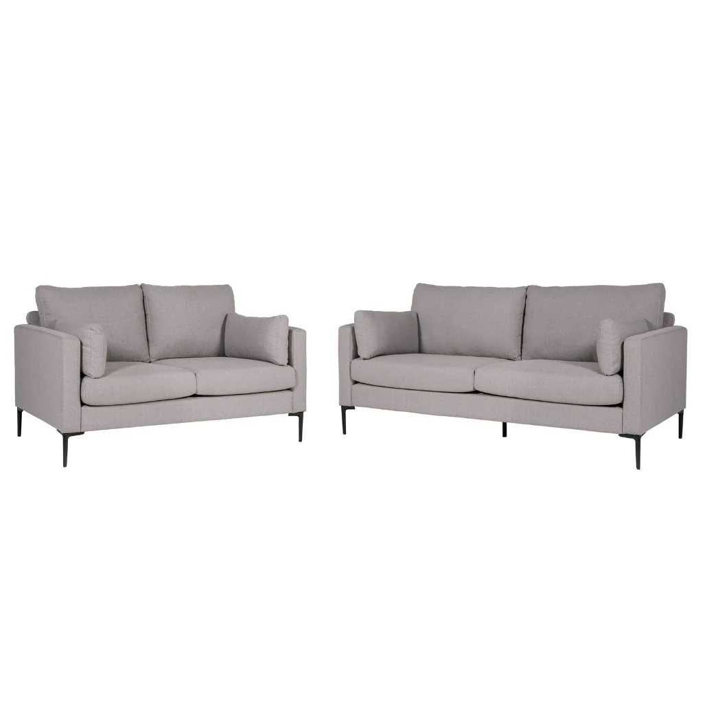 Wren Greige 3+2 Sofa Set by Vida Living
